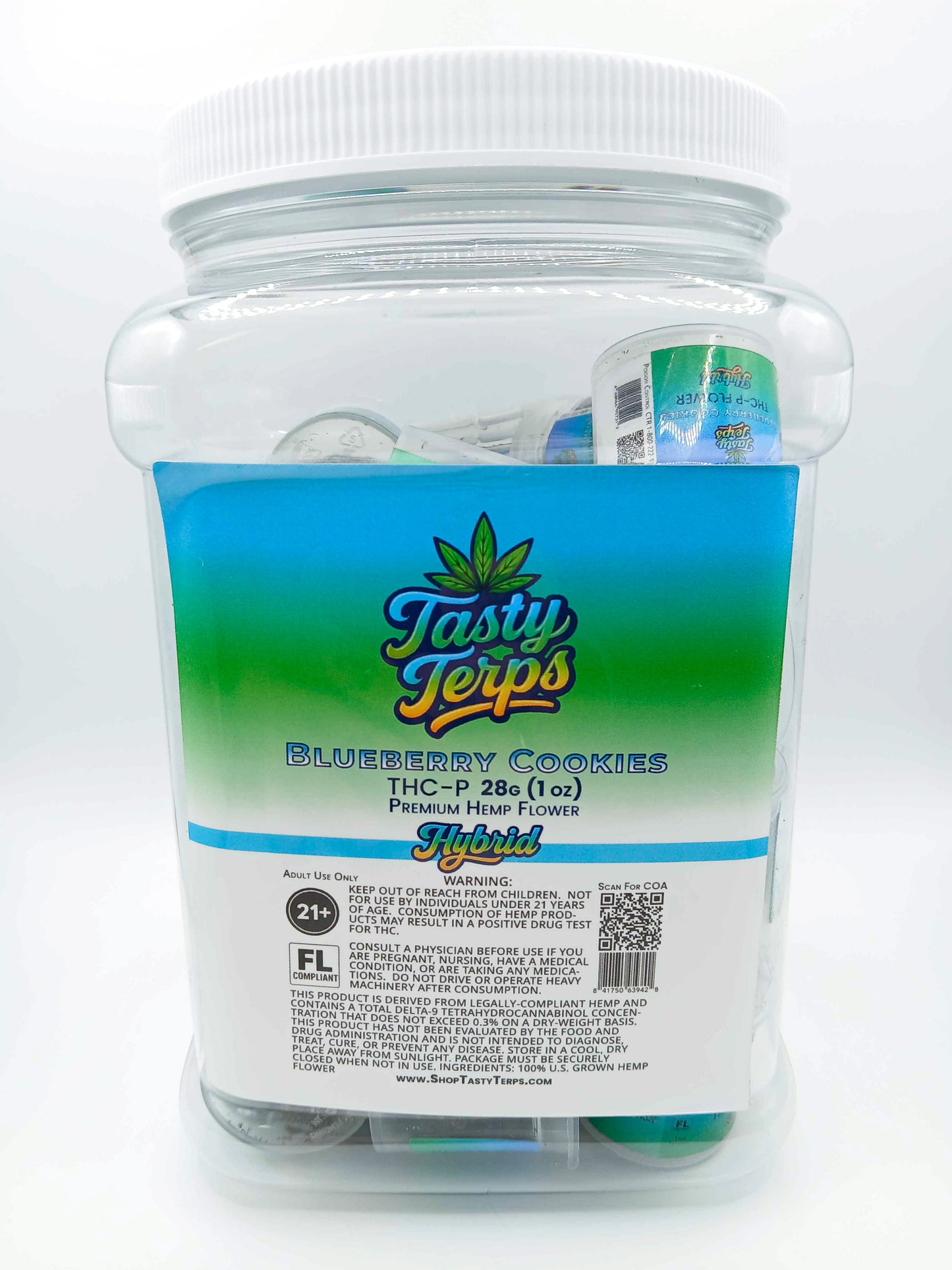 Blueberry Cookies - THC-P -Hybrid 28G Flower (BULK)