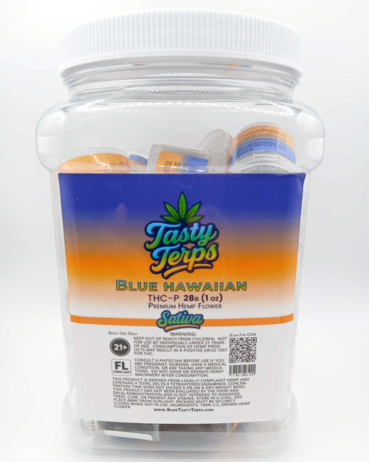 Blue Hawaiian - THC-P -Sativa 28G Flower (BULK)